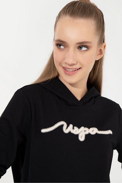 U.S. Polo Assn. Hanorac negru de damă