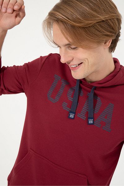 U.S. Polo Assn. Men's Red Sweatshirt