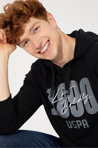U.S. Polo Assn. Black Men's Sweatshirt