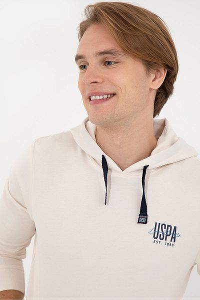 U.S. Polo Assn. White Men's Sweatshirt