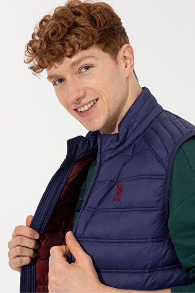 U.S. Polo Assn. Lacivert Erkek Yelek