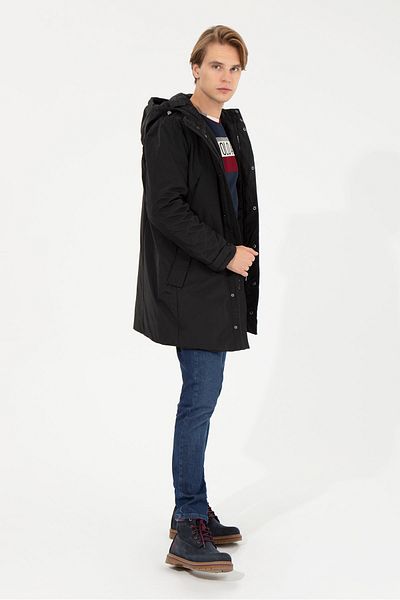 U.S. Polo Assn. Men's Black Coat
