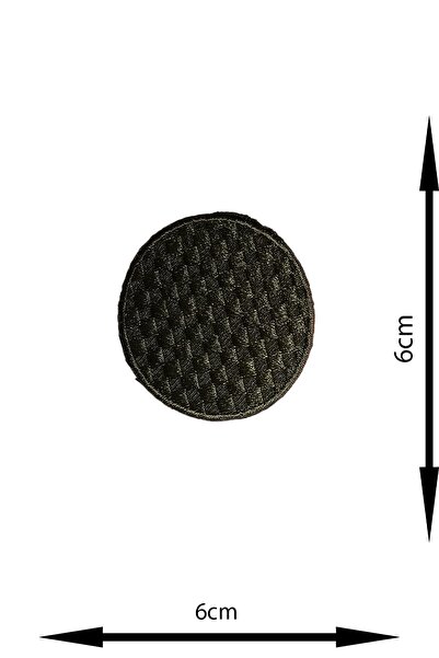 REMSATİC Ütü Ile Yapışan Arma - Patch - Dirsek Yama Modeli Yeşil Yuvarlak Pöt...