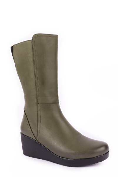 Elile Shoes Hakiki Deri 35 Numaradan 41-42-43-44 Numaraya Kadar Geniş Baldır Kadın Uzun Bot