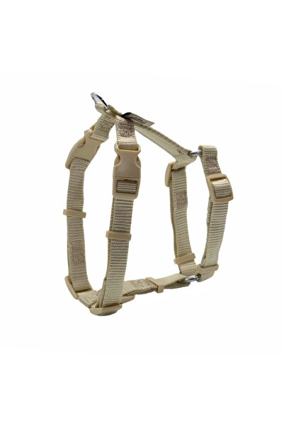 Doggie Ayarlanabilir Özellikli Dokumadan El Yapımı Köpek Göğüs Tasması Xs-1,5x30-45cm Haki