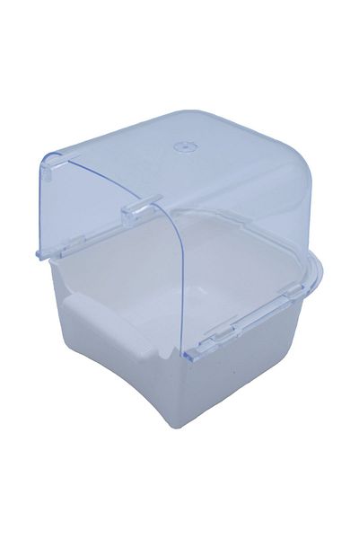 Hedicaret Bird Bath White Luxury Bathtub Budgie Canary