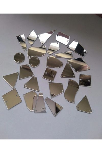 Aker Hediyelik Γυαλιστερό Ακρυλικό Όρθιο Στολή - Trend Fashion Products, 3cm, 75 τμχ