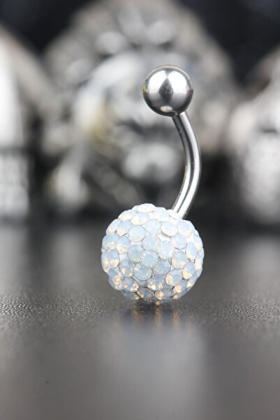 Valhalla 316l Cerrahi Çelik Zirkon Taşlı Shambala Göbek Piercing