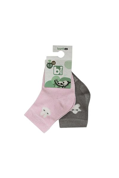 Biorganic Patterned 2-Piece Baby Socks 68384
