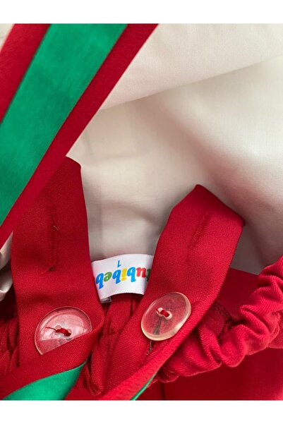 tubibebe New Year Concept New Year's Special Salopet + Shirt + Bow Tie