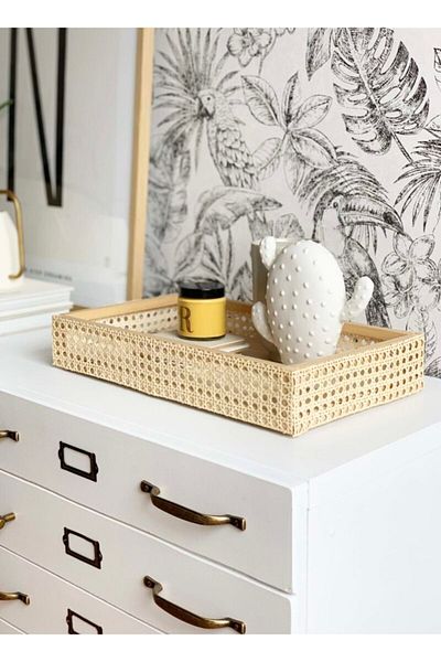 RATTAN CONCEPT Hazeran Decorative Box, Jewelry Box, Rattan Box