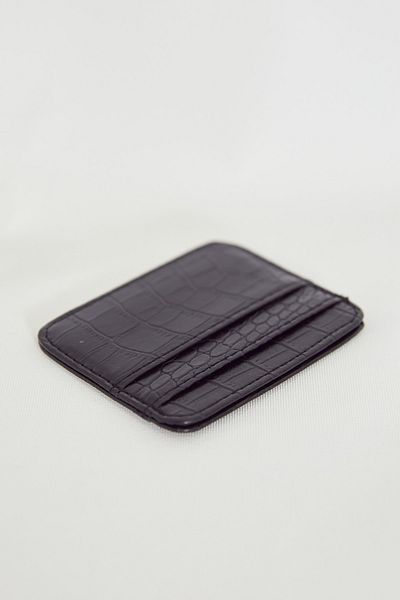 ALTUDA Women's Faux Leather Croco Card Holder