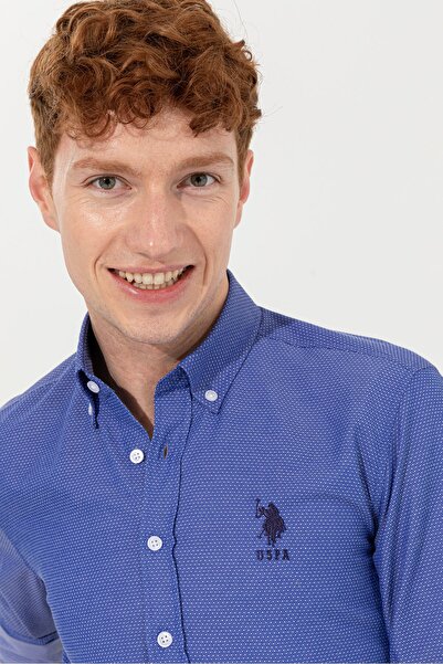 U.S. Polo Assn. Mavi Erkek Gömlek