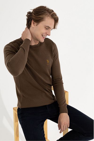 U.S. Polo Assn. Мъжки зелен пуловер