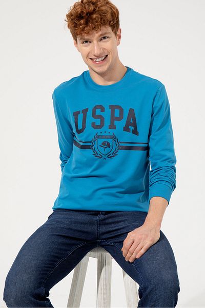 U.S. Polo Assn. Μπλε ανδρικό φούτερ