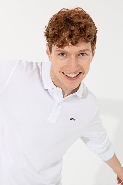 U.S. Polo Assn. Λευκό ανδρικό φούτερ