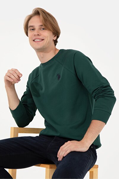 U.S. Polo Assn. Πράσινο ανδρικό φούτερ