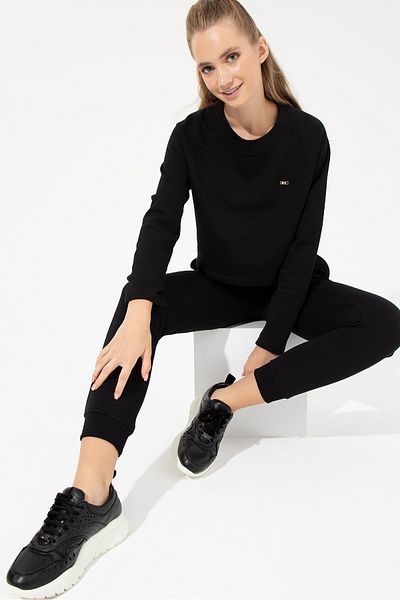 U.S. Polo Assn. Hanorac negru pentru femei