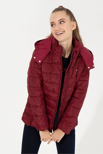U.S. Polo Assn. Palton roșu pentru femei
