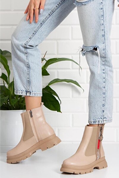 METRO 6036 Deri Trend Fashıon Kadın Bot