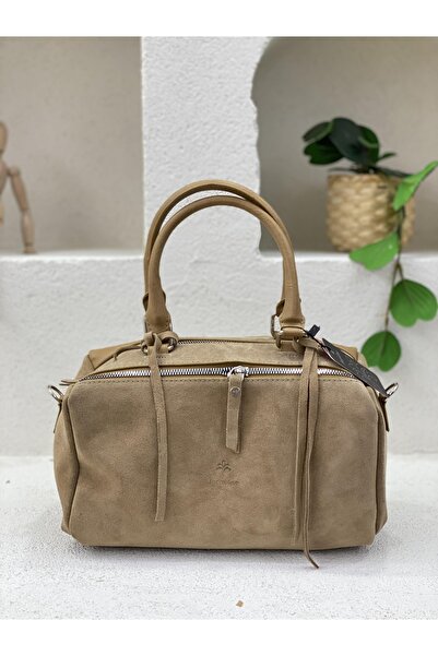 Jacquline Zd191-4 Silindir Hakiki Deri El Çantası Kadın