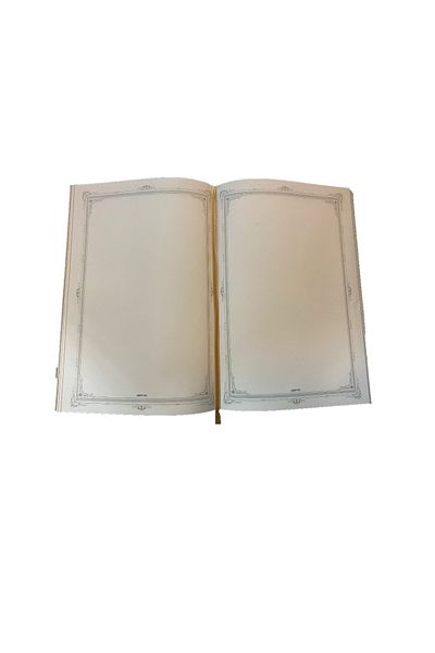 Gıpta دفتر ملاحظات بغلاف صلب مخيط بخيط عتيق مقاس 17 × 24 سم 112 ورقة خاصة (عبوة من 4 قطع)