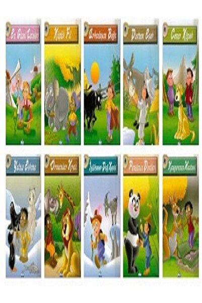 BİLGİ KİTABEVİ 1. Ve 2.sınıf Büyük Boy Hikaye Seti 10 Kitap Hikaye Her Kitap ...