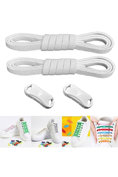 eryatex Takbırak New Generation Practical Laces Elastic Clip Elastic Boots Children's Shoelaces Laces