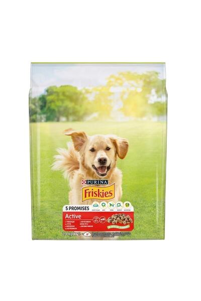 Friskies Etli Aktif Köpek Maması 2,4 Kg