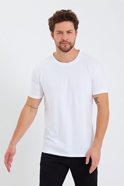 BABBOSS تي شيرت أساسي برقبة دائرية (قطن)