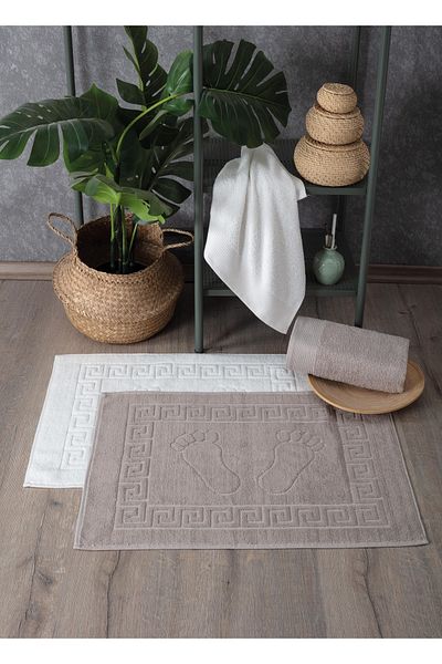 Lorateks Stella 4 Piece Boxed Towel and Mat Set 2 Mats 2 Towels |   Πετσέτα |   Σετ πετσετών |   Πετσέτα ποδιών