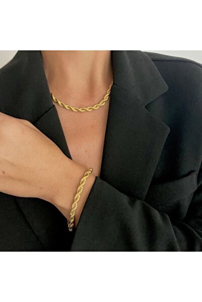 Ryden Gold Necklace Bracelet