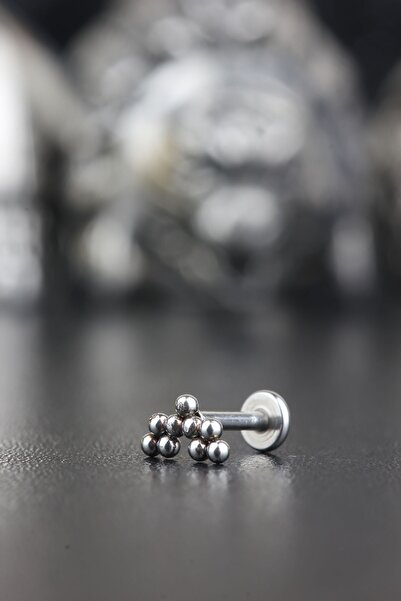 Valhalla 316l Cerrahi Çekil Tragus Helix Conch Üzüm Piercing