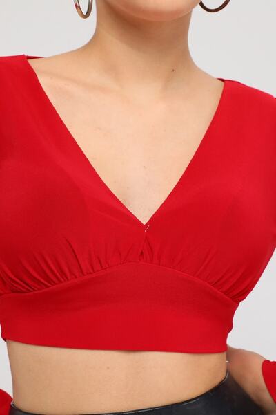 f-maskfashion Sandy Fabric Crop