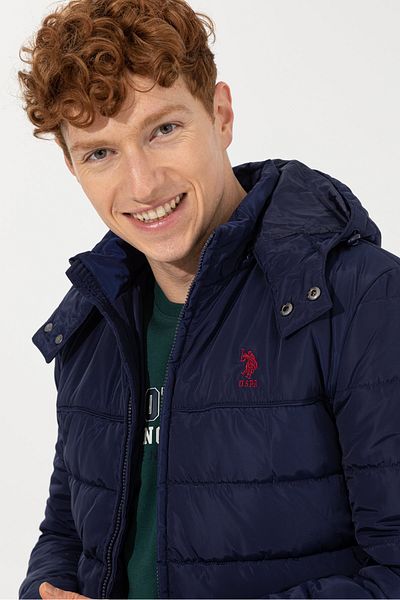U.S. Polo Assn. Navy Blue Men's Coat Tucker22k