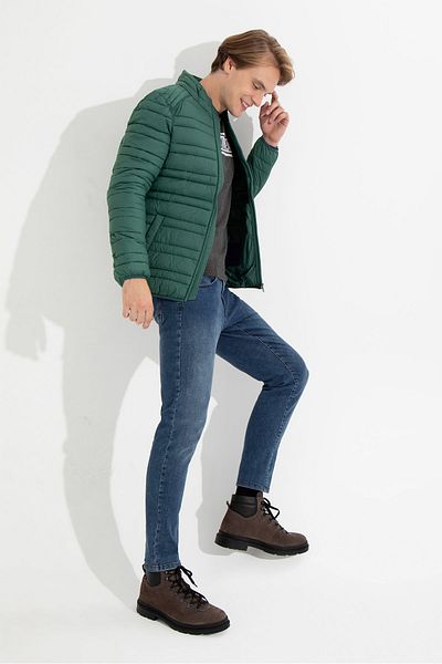 U.S. Polo Assn. Πράσινο Ανδρικό Παλτό Bony22k