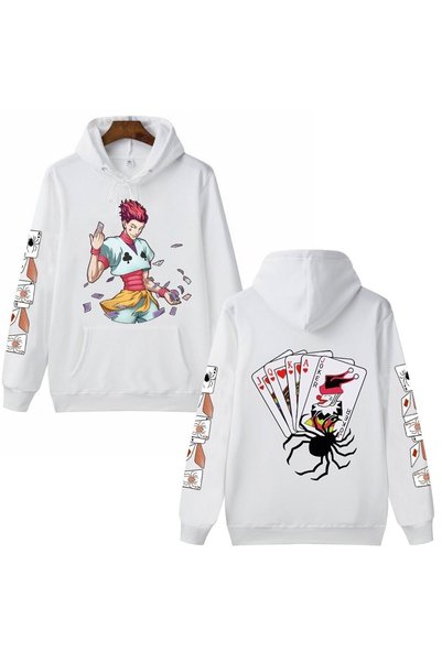 GALASHOP Hisoka Anime Kapşonlu Hoodie Sweatshirt