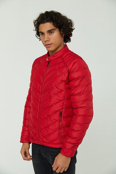 Cazador Мъжко микро пухено яке Caz 1022 Puffer, червено