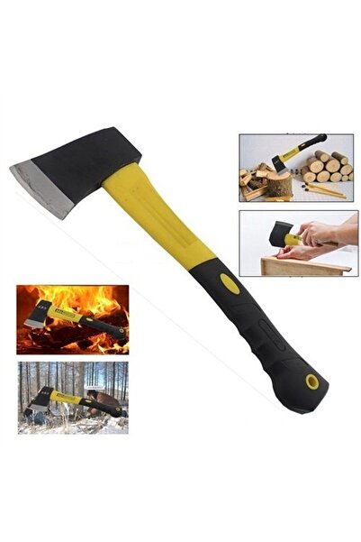 Genel Markalar Fiber Saplı Balta Seri Odun Bölme Kaliteli Balta Kamp Odun Kesme Ağaç Kırma Budama Bağ Bahçe Balta