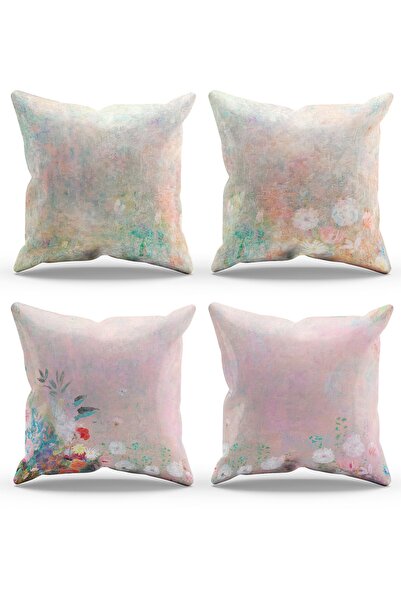 Moud's Dvostrani Štampano platneni cvet Sa deznom 4-dijelna kombinacija Antil...