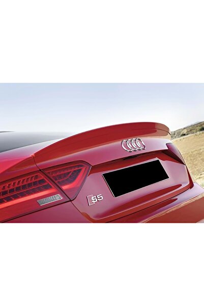 HasAkman Audi A5 B8 4 Kapı S5 Style Spoiler Uyumlu Piona Black 2009 2010 2011