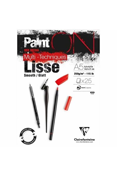 Clairefontaine Paint-on Lisse 250 г Гладкий малюнок Багатофункціональний блок...