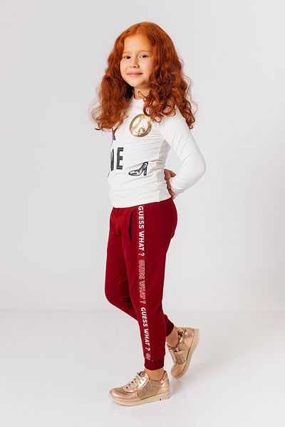 incity Girl's Text Printed Sweatpants