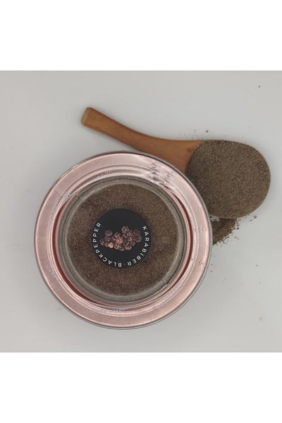 BereketliEvim 60 Gr Black Pepper Powder - Special Magnet Spice Box