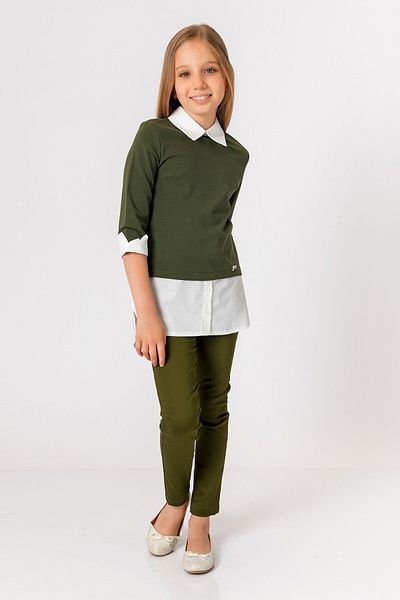 incity Girl's Shirt Detailed Blouse