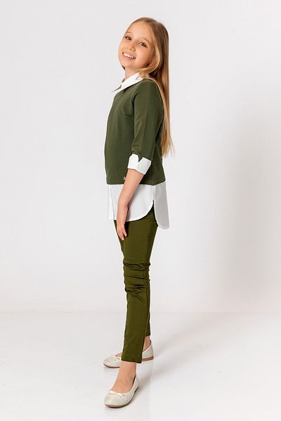 incity Girl's Shirt Detailed Blouse
