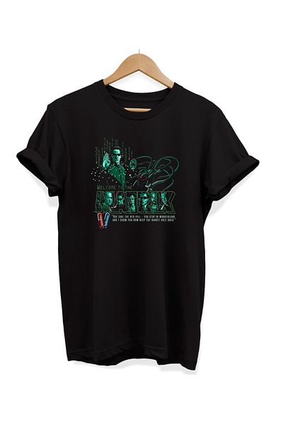 remonz Μπλουζάκι Matrix Printed 100% Cotton Plus Size