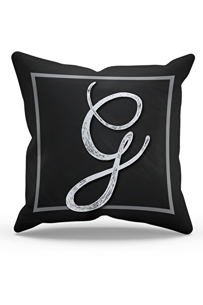Moud's Двосторонній чохол для подушки із замші з малюнком літери G