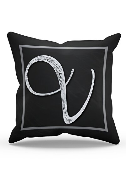 Moud's Двосторонній чохол для подушки з замші з візерунком у вигляді літери V