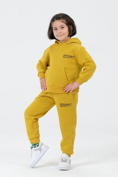 Kids yellow sweatsuit clearance